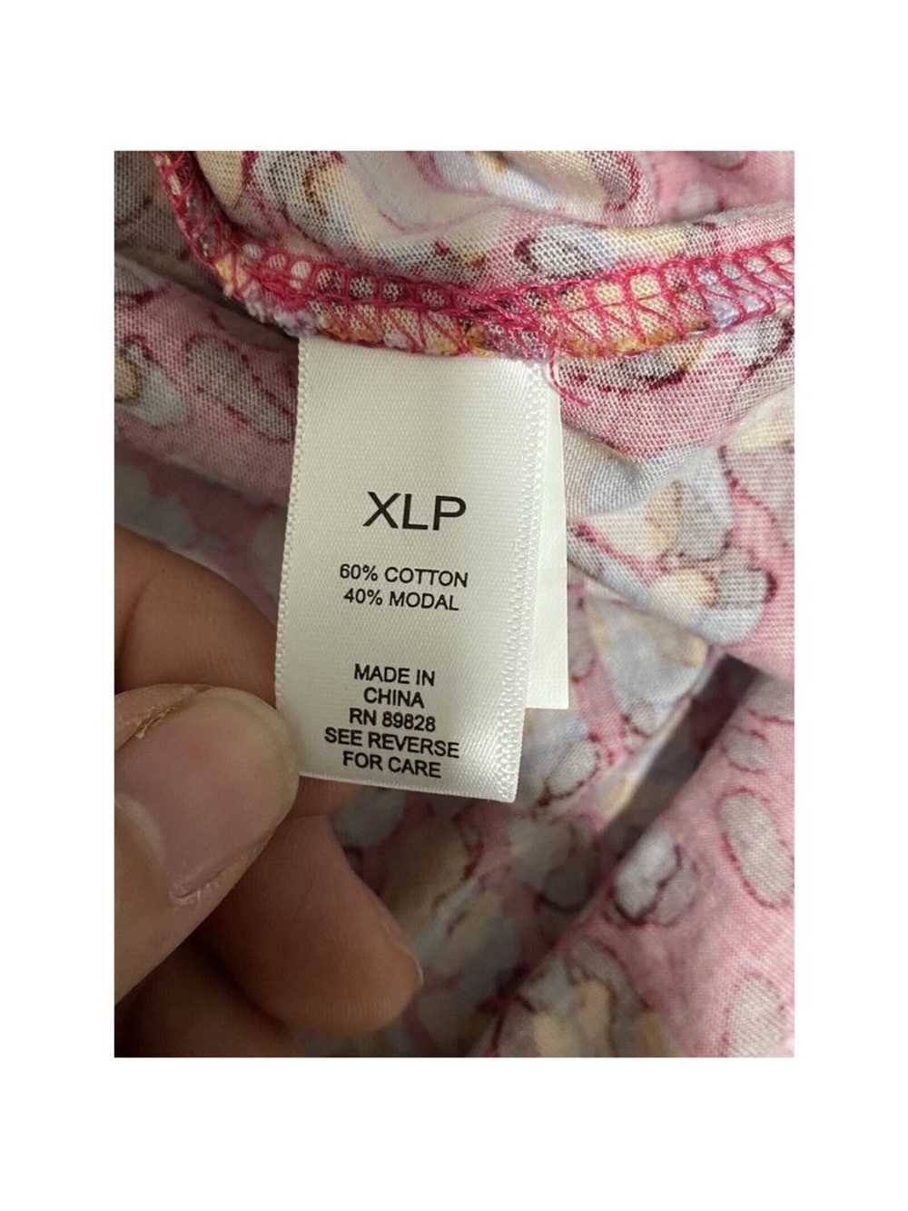 LOGO by Lori Goldstein Pink Floral Short-Sleeve Midi Dress - Picture 4 of 5